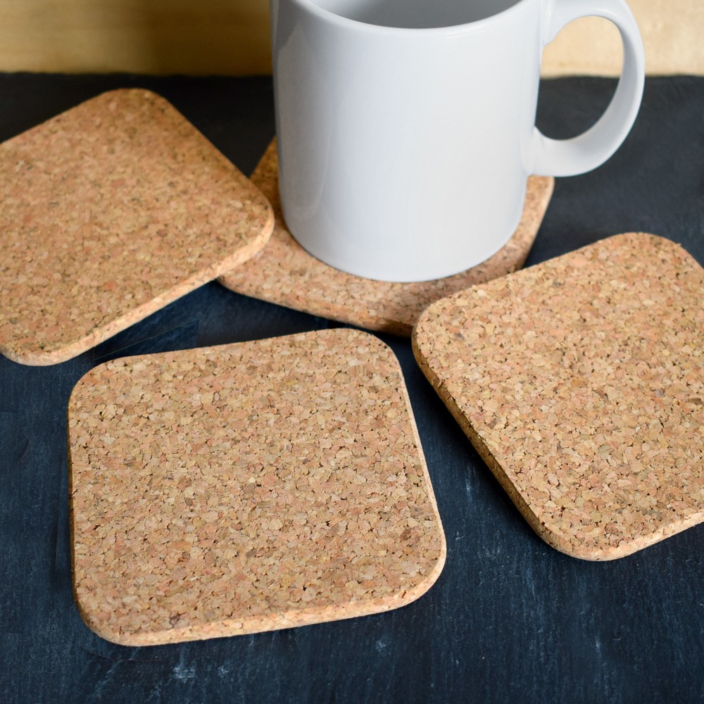 Products Square Cork Coaster