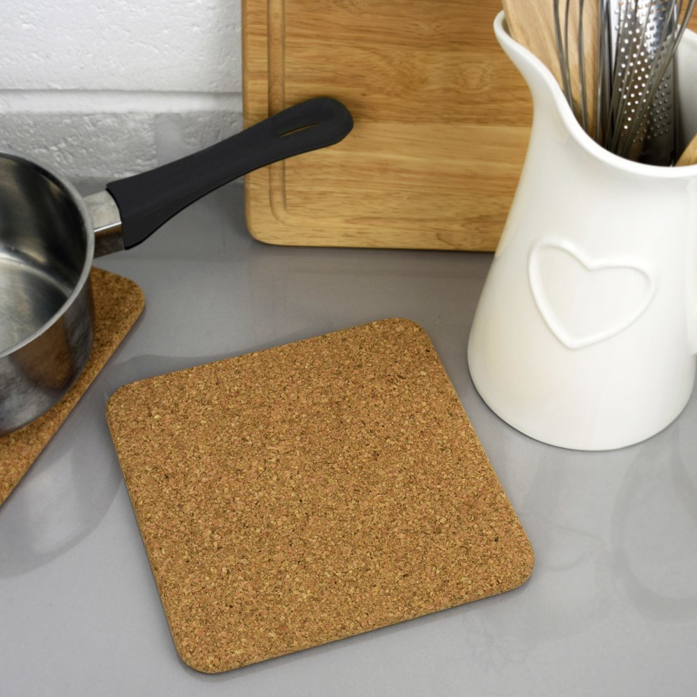 Products Square Cork Mat / Trivet